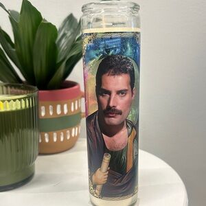 Saint Freddie Mercury Candle